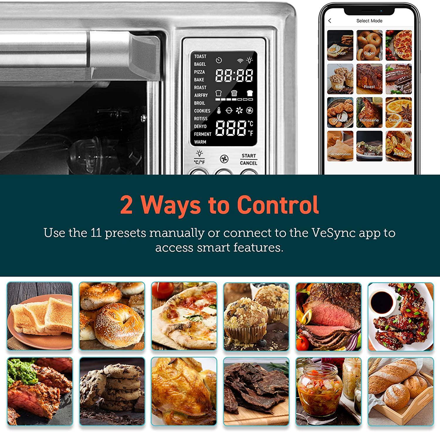 cosori air fryer toaster oven combo 30l