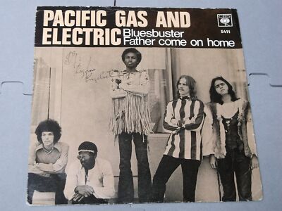 Pacific Gas & Electric:   Bluesbuster  SCANDINAVIAN  7''     EX+