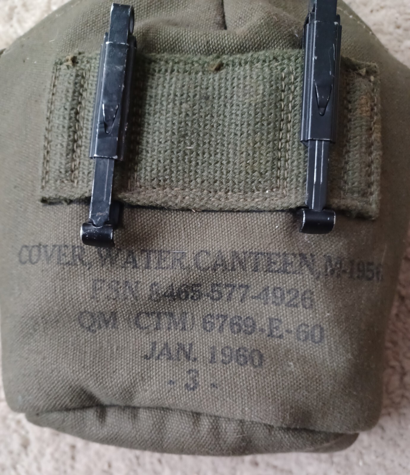Original US Army Vietnam War M56 Canteen Cover Excellent Condition Dated 1960 eBay