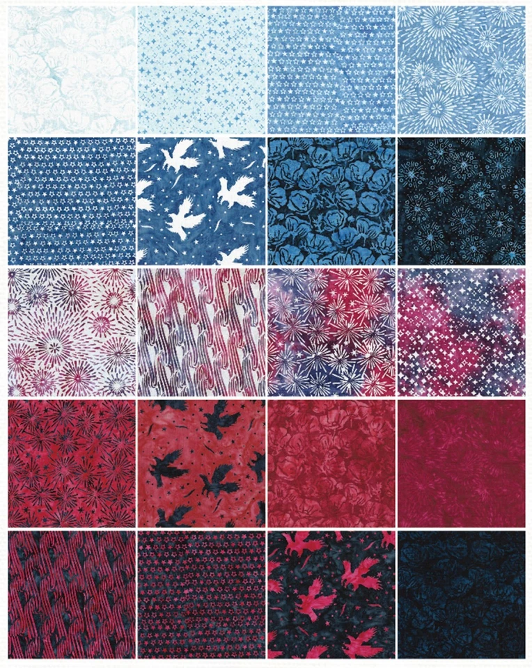 Jubilee by Island Batiks by island Batiks, 10in Squares (42pc x 20 colors) - Image 2 of 3