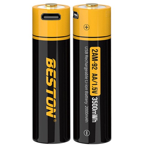 1.5V USB Rechargeable AA 3500mAh Lithium Battery Large Capacity Batteries USA - Picture 2 of 14