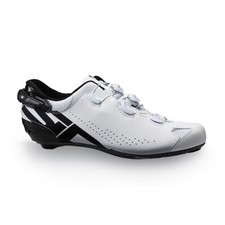 SIDI SHOT 2S   WHITE/BLACK   CARBON SOLE   ROAD CYCLING SHOES   FREE US SHIPPING