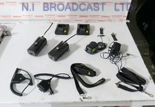 2x Motorola radius gp300 walkie talkies with charger and remote handset batteri