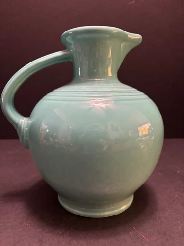 Fiesta HLC Turquoise PITCHER Fiestaware Handled Carafe 8"