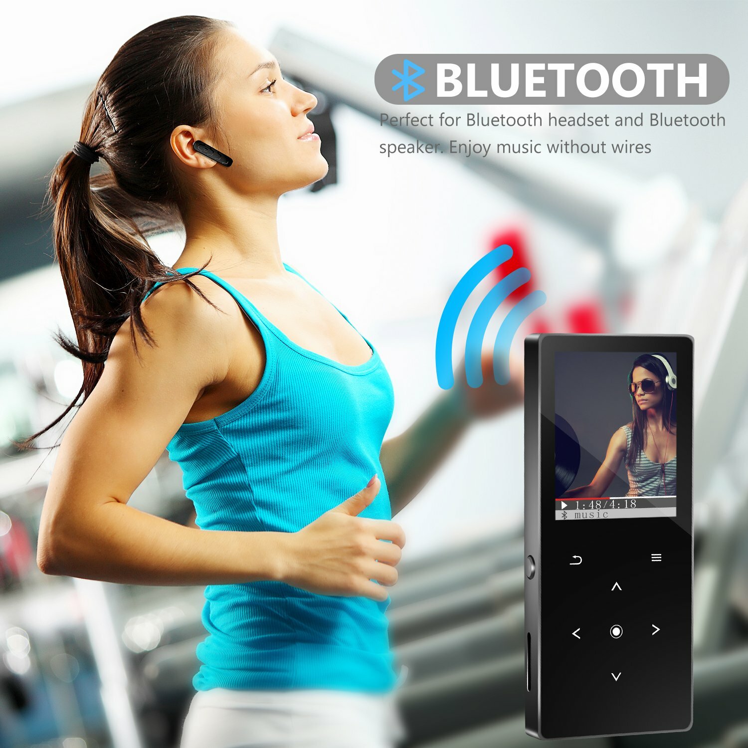 MP3 Player Bluetooth 4.2, BERENNIS 16GB Portable Lossless Sound eBay