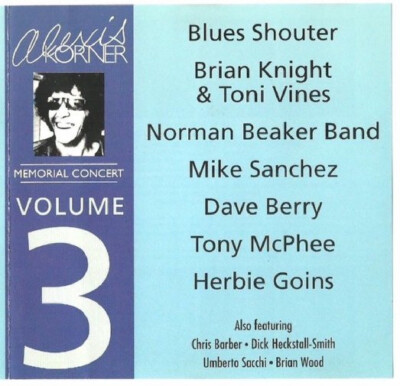CD Various - Alexis Korner Memorial Concert Volume 3