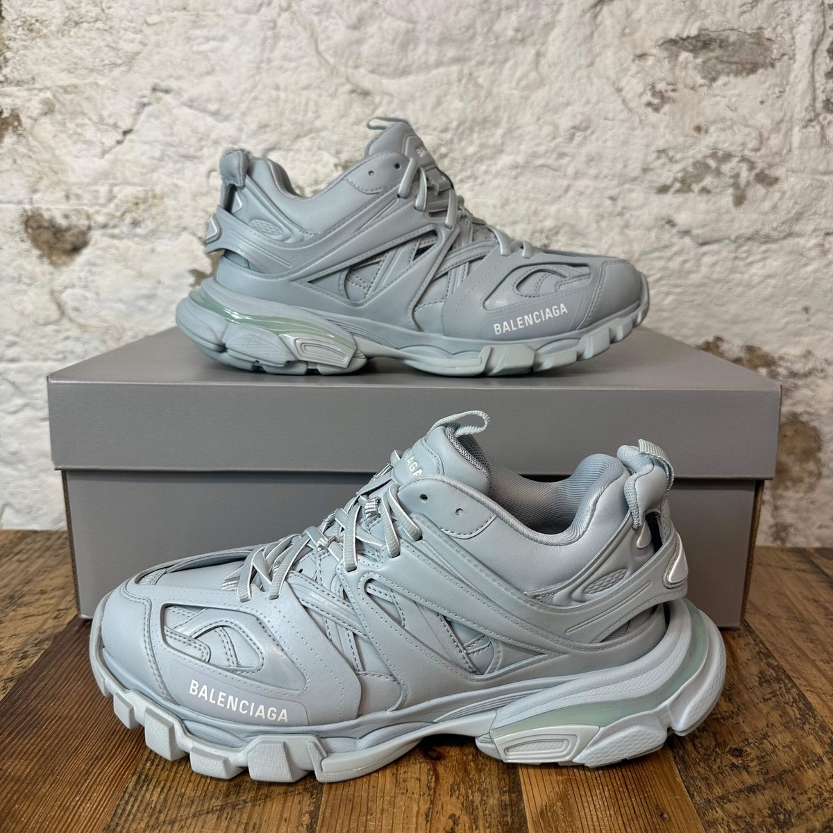 Balenciaga Track Runner Light Blue Men's Sneaker Size 8 (41