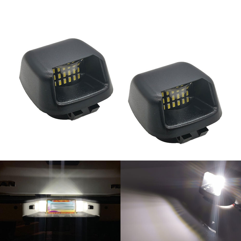 2 Pcs Rear LED License Plate Light Lamp For Nissan Armada Xterra Titan