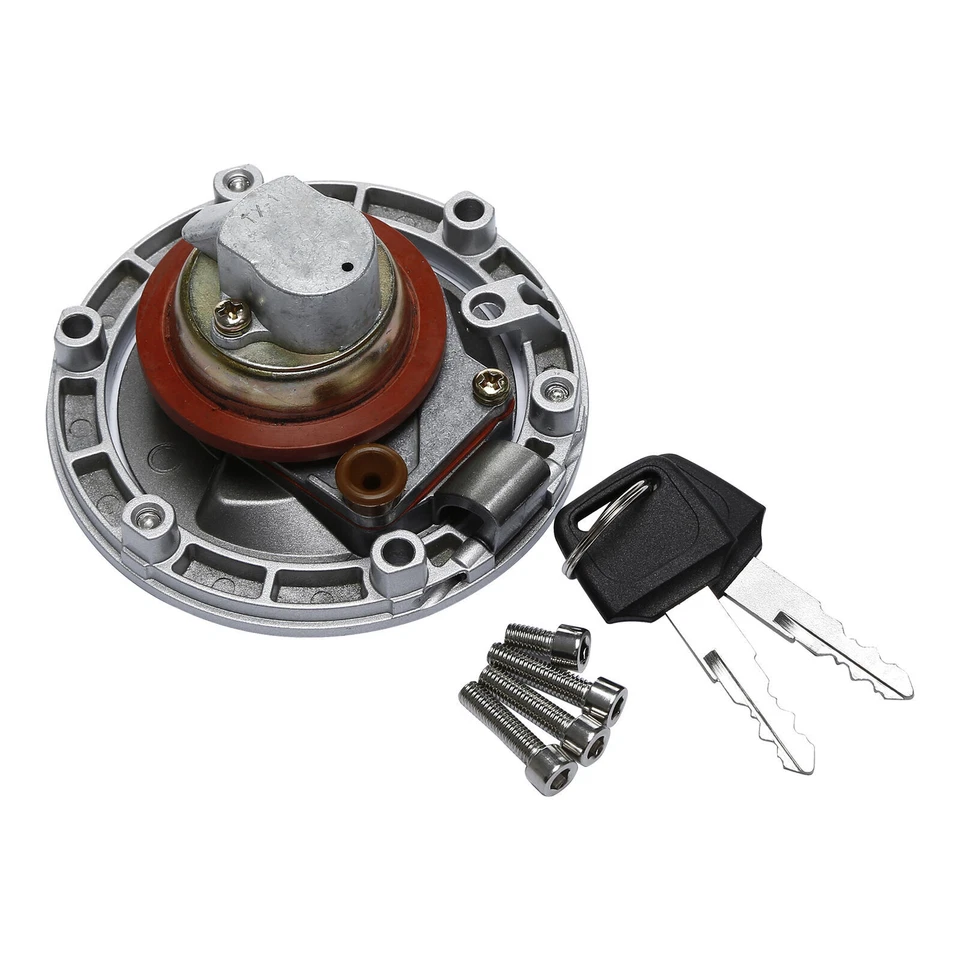 Bloqueo de tapa de gasolina para Kawasaki EX250J Ninja 250R 2008 2009 2010 2011 2012 13 14 Foto 2 de 4