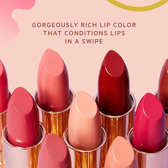 Flower Beauty Petal Pout Nourishing Lipstick #045 Chestnut Kiss Cream 0.11oz