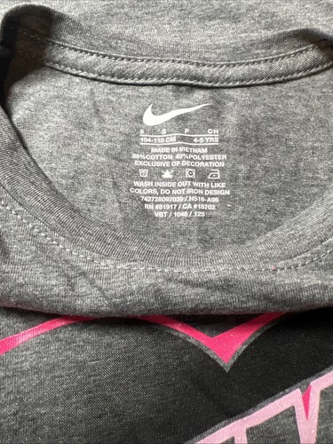 Youth Girls Nike 2 Piece Set Shirt Shorts Size 5 Small NWT - Picture 4 of 5