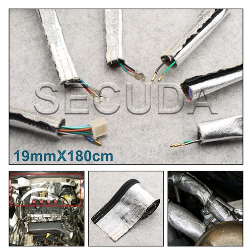 Alioncar Heat Shroud Aluminized Sleeving Heat Shield Fuel Line Wire Heat Sleeve For Ultimate 1009992 - Foto 5