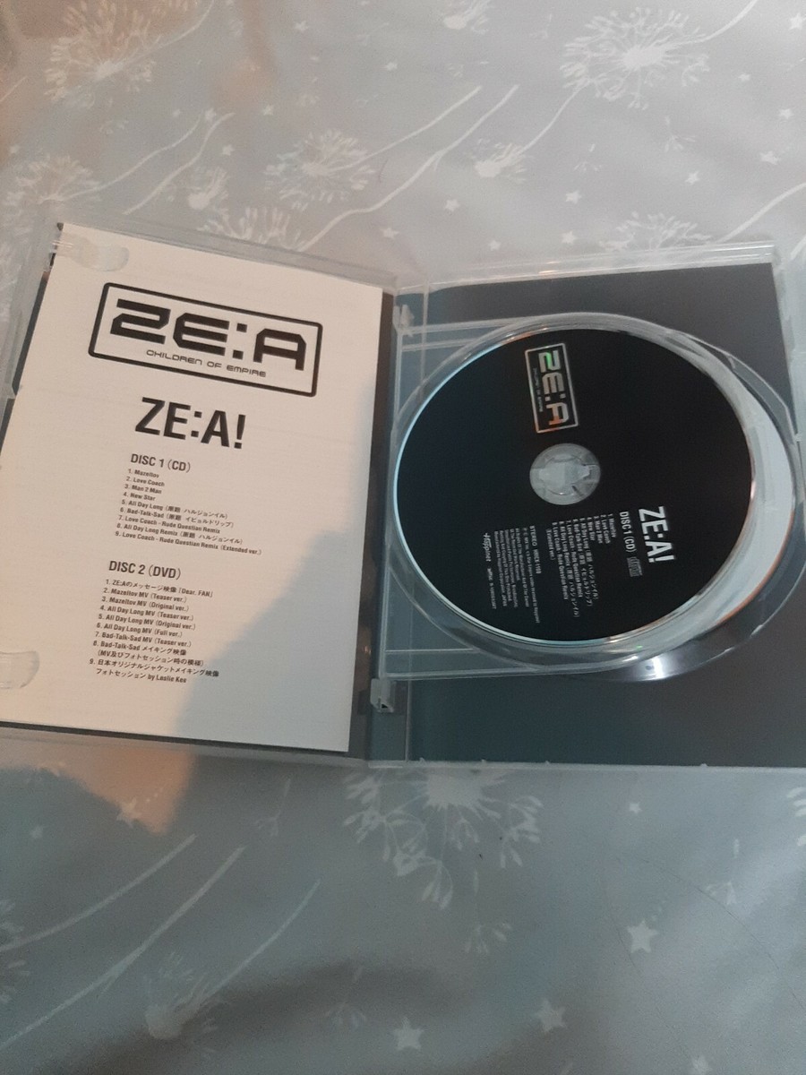 【ZE:A ゼア】History Empire of ZE:A DVD Zea Ze:a Ze:a! Children Of Empire CD Album DVD Photobook
