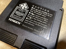 KLAX - Authentic Nintendo NES Game Tengen Black Cartridge