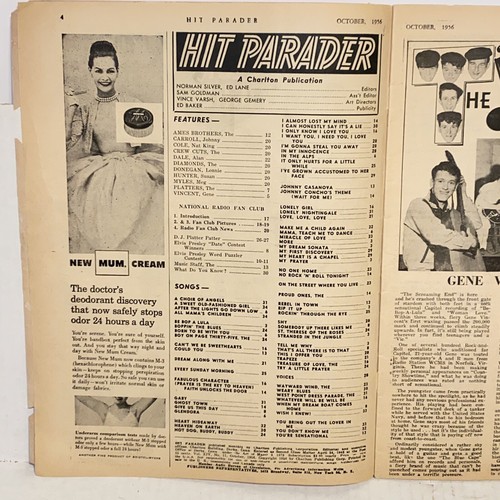 Vintage October 1956 Hit Parader Magazine Pat Boone Cover Photo - Picture 7 of 15