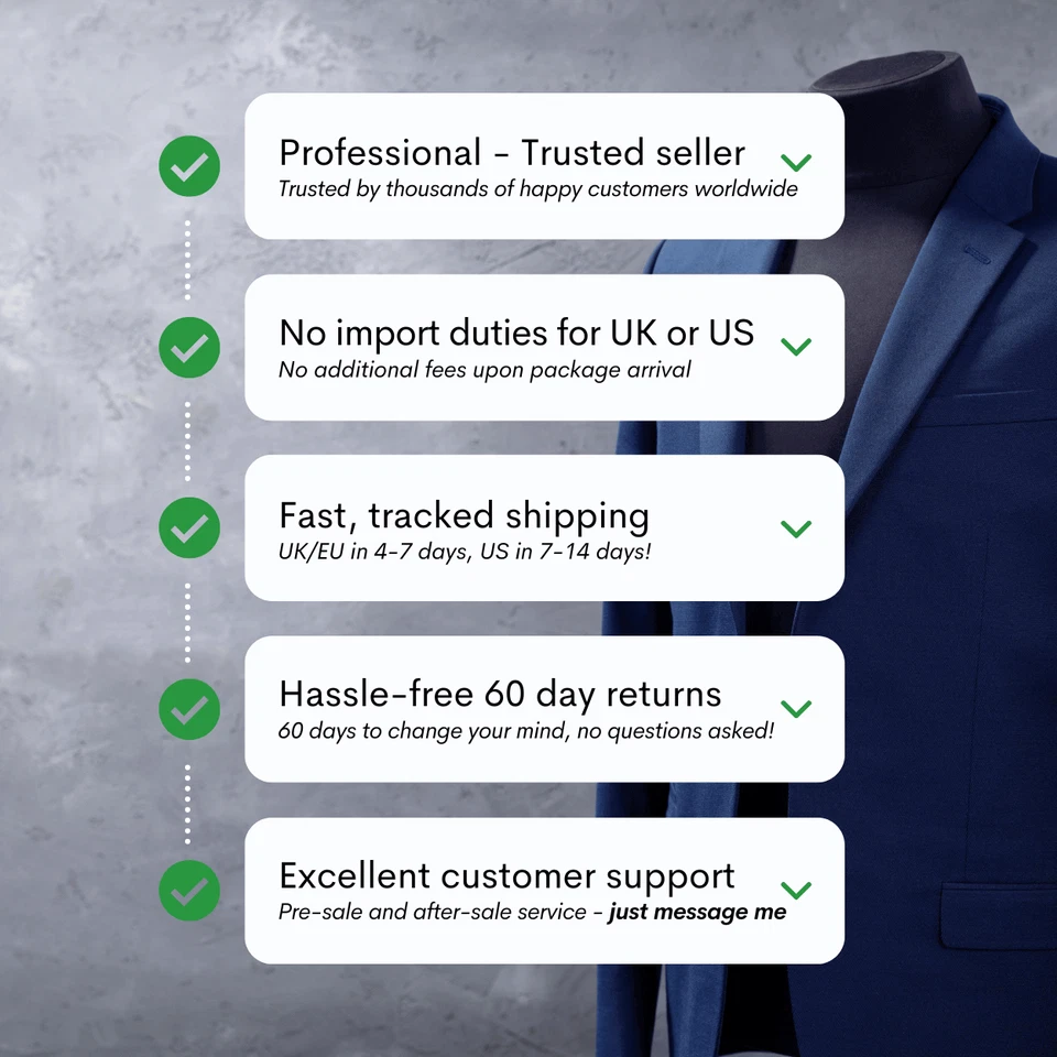 Mens Birdseye Blazer 40R UK Size BOSTON Grey Wool Sport Coat Jacket - Image 3 of 4