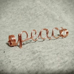 Peace Dreadlock Bead Hippy Dread Bead Metal Hair Bead Gypsy Loc Jewelry Ebay
