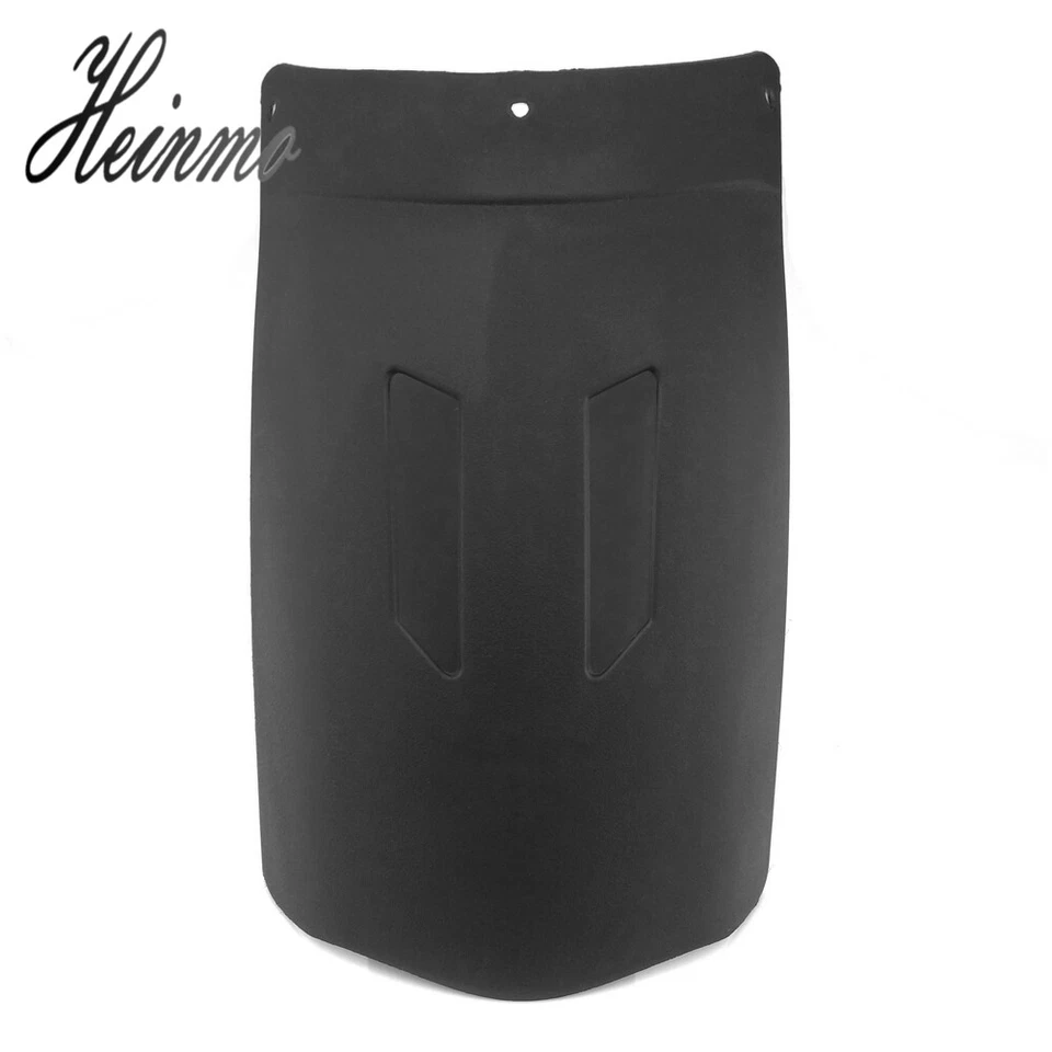 Motorcycle Universal Rear Tire Wheel Cover Fender Mudguard Splash Guard Black - Image 2 of 4
