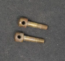 Gilbert Mantel Clock Back Door Latch Posts set of 2.