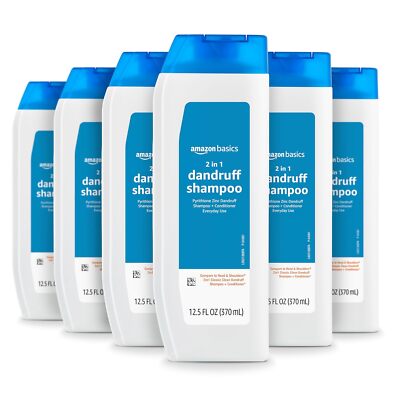 Amazon Basics 2-in-1 Dandruff Shampoo & Conditioner