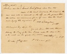 Wm Dillingham Amite MS ? Signed Court Doc 183...