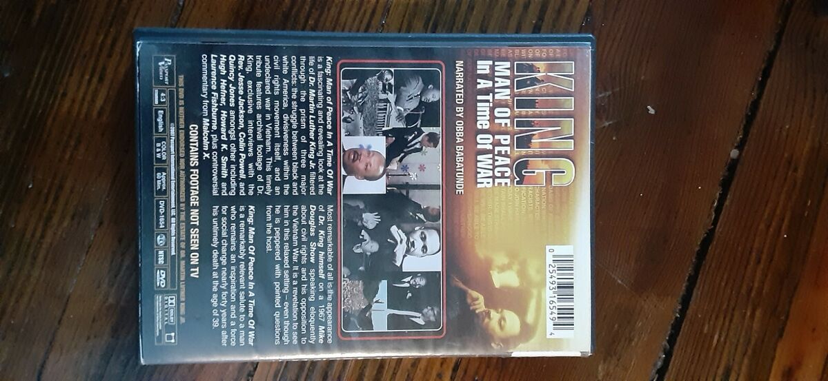 King Man Of Peace In A Time of War DVD, Region 1, GUC, free shipping  25493165494