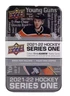 2021-22 UPPER DECK NHL Hockey SERIES 1 Hockey TIN, Caulfield & Zegras RCs