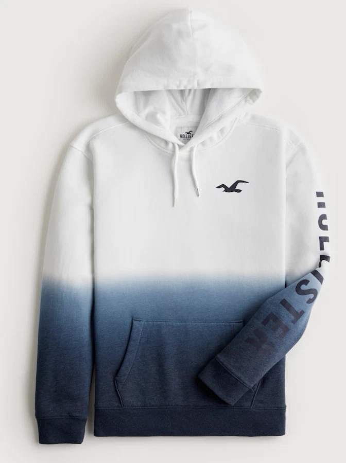 NWT HOLLISTER Men Long Sleeve Logo Hoodies | Sizes M, L, XL, XXL | $49.95