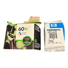 HP 60XL Ink Cartridge Tri-Color New Open Box Expired June 2017