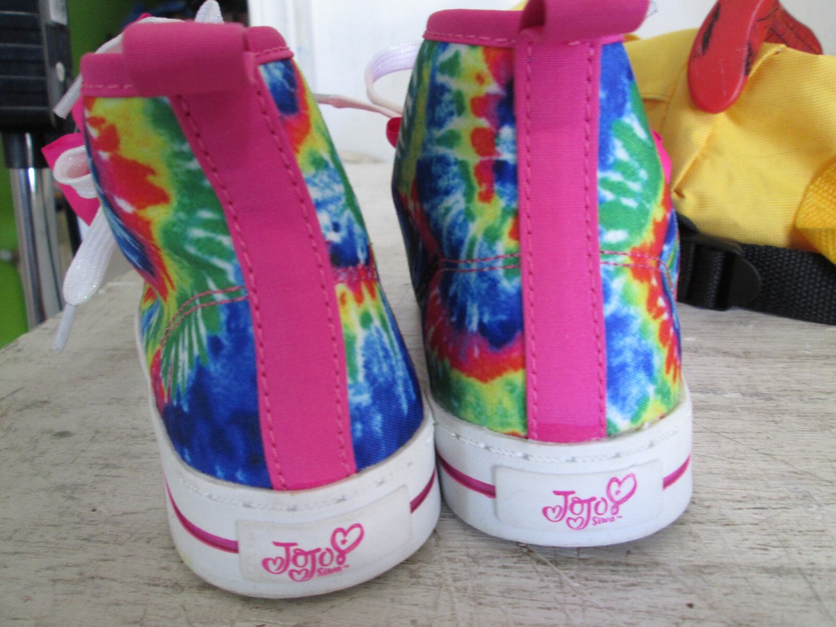 Girls JoJo Siwa Size 11 Sneakers, Tie-Dye, Great Condition