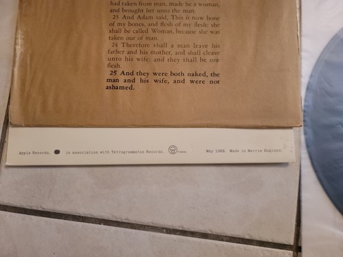 John Lennon - Yoko Ono VINTAGE 1968 U.S. JOHN LENNON TWO VIRGINS Apple Records - Picture 15 of 19