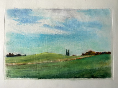 FRANZ EHMKE * 1928-2018 PASTEL GDR SCHILDOW