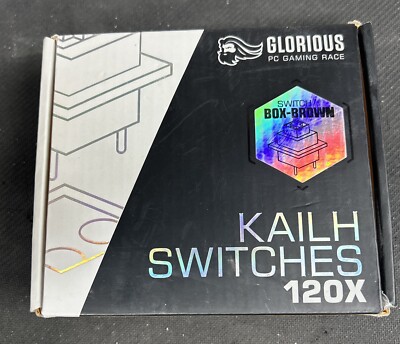 Glorious Kailh Mechanical Keyboard Switches - Brown Black Switch (120 count)