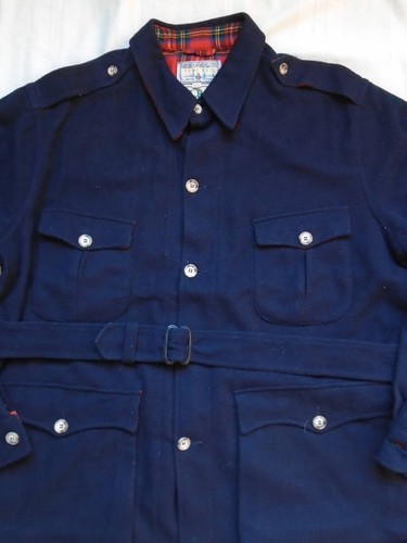 Chaqueta de safari militar del ejército 42R vintage años 70 LL Bean x Viyella con cinturón - Imagen 4 de 9