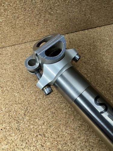 syncros - titanium seatpost 27.2 - 330mm uncut - vintage 1990s - road mtb - gem - Picture 4 of 5