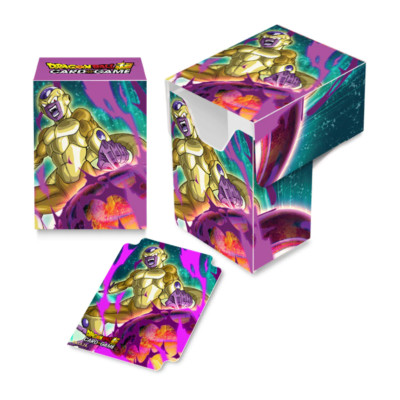 Golden Frieza Full-View Deck Box Holder Protection Storage for Dragon Ball Super
