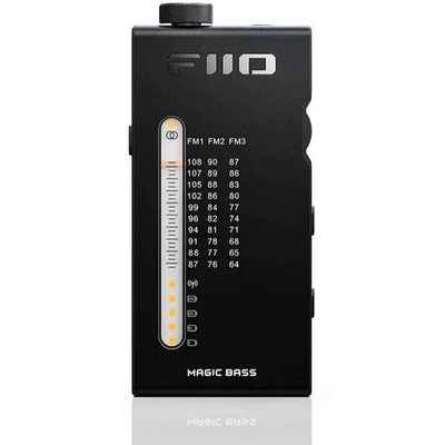 FiiO RR11 Portable HiFi FM Stereo Radio Receiver with Analog PVR Tuning (BLACK)