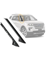 Windshield Trim Molding A-Pillar Set, Compatible with 2011-2019 Ford Explorer...