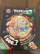 Wasgij Christmas Jigsaw No3 Short Circuit 500 Piece Complete VGC