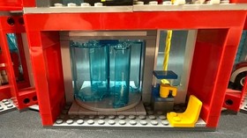 LEGO City Fire Station Complete w/6 MiniFigures Dog & Instructions Set #60110