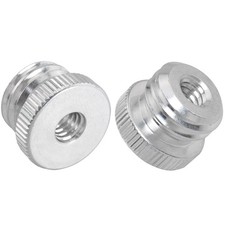 2PCS 1/4'' Female to 5/8'' Male Threaded Screw Adapter for Microphone Stand M...