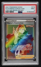 Rainbow - Karen's Conviction Pokemon Sword & Shield Chilling Reign #216 on eBay