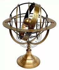 18" Astrolabe Brass Antique Armillary Sphere Nautical Collectibles Decor Globe