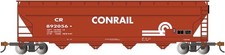 Bachmann HO Scale 56ft ACF CenterFlow Covered Hopper Conrail/CR (Brown) #892056