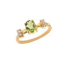 Natural Peridot Gemstone Ring 925 Sterling Silver Handmade Ring, Gift For Her
