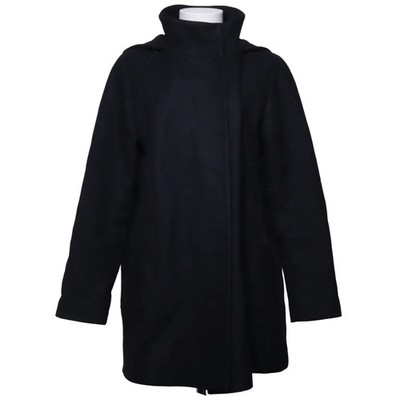 Hallhuber, Mantel, Damen, Größe: 42, Schwarz, Polyamid/Polyester/Wolle #qFa