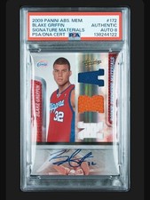 '09 Panini Absolute Mem. BLAKE GRIFFIN Signature Materials#'/499 RKIE PATCH AUTO