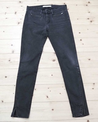 Wrangler CORYNN SKINNY FIT Damen Jeans Gr. W30 L34 Dunkelgrau Used