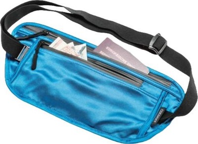 Cocoon Secret Wallet Silk Waist Pack, Blue Lagoon