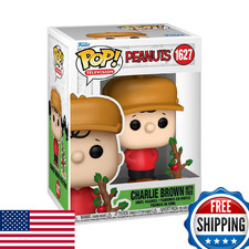 Funko Pop! A Charlie Brown Christmas: Charlie Brown with Tree - Figura de cacahuetes